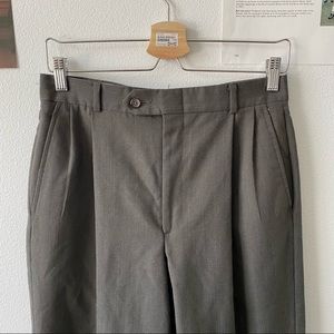 WOOL BLEND TROUSERS